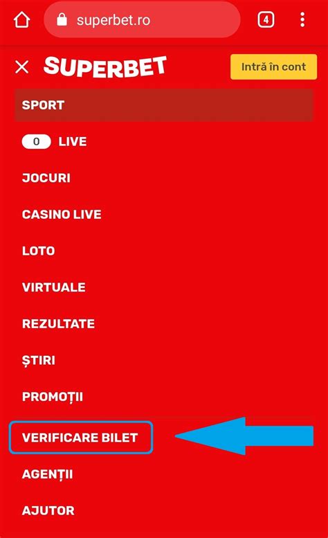 verificarea bilet superbet - superbet pariuri